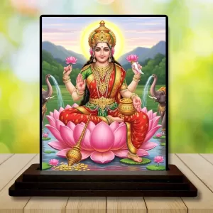 Car Dashboard Lakshmi Wooden Photo Stand 3x4 Inches, Compact & Stylish Spiritual Display For Car, Home & Office (Pack Of 1) (F49543) Car Dashboard Lakshmi Wooden Photo Stand 3x4 Inches, Compact & Stylish Spiritual Display For Car, Home & Office (Pack Of 1) (F49543)