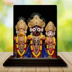 Car Dashboard Jagannatha Wooden Photo Stand 3x4 Inches, Compact & Stylish Spiritual Display For Car, Home & Office (Pack Of 1) (F49547) Car Dashboard Jagannatha Wooden Photo Stand 3x4 Inches, Compact & Stylish Spiritual Display For Car, Home & Office (Pack Of 1) (F49547)