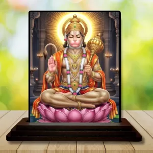 Car Dashboard Hanuman Wooden Photo Stand 3x4 Inches, Compact & Stylish Spiritual Display For Car, Home & Office (Pack Of 1) (F49554) Car Dashboard Hanuman Wooden Photo Stand 3x4 Inches, Compact & Stylish Spiritual Display For Car, Home & Office (Pack Of 1) (F49554)