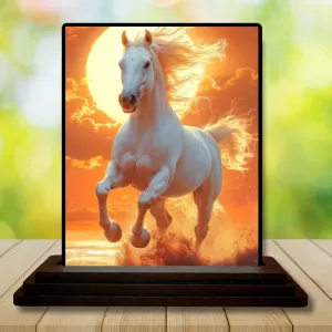 Car Dashboard Running Horse Wooden Photo Stand 3x4 Inches, Compact & Stylish Spiritual Display For Car, Home & Office (Pack Of 1) (F49587) Car Dashboard Running Horse Wooden Photo Stand 3x4 Inches, Compact & Stylish Spiritual Display For Car, Home & Office (Pack Of 1) (F49587)