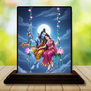 Car Dashboard Lord Shiva Wooden Photo Stand 3x4 Inches, Compact & Stylish Spiritual Display For Car, Home & Office (Pack Of 1) (F49592) Car Dashboard Lord Shiva Wooden Photo Stand 3x4 Inches, Compact & Stylish Spiritual Display For Car, Home & Office (Pack Of 1) (F49592)