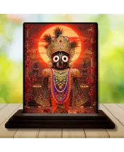 Car Dashboard Kali Wooden Photo Stand  3x4 Inches, Compact & Stylish Spiritual Display For Car, Home & Office (Pack Of 1) (F49596)