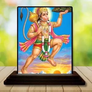 Car Dashboard Hanuman Wooden Photo Stand 3x4 Inches, Compact & Stylish Spiritual Display For Car, Home & Office (Pack Of 1) (F49600) Car Dashboard Hanuman Wooden Photo Stand 3x4 Inches, Compact & Stylish Spiritual Display For Car, Home & Office (Pack Of 1) (F49600)