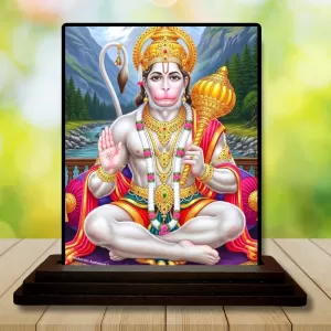 Car Dashboard Hanuman Wooden Photo Stand 3x4 Inches, Compact & Stylish Spiritual Display For Car, Home & Office (Pack Of 1) (F49610) Car Dashboard Hanuman Wooden Photo Stand 3x4 Inches, Compact & Stylish Spiritual Display For Car, Home & Office (Pack Of 1) (F49610)