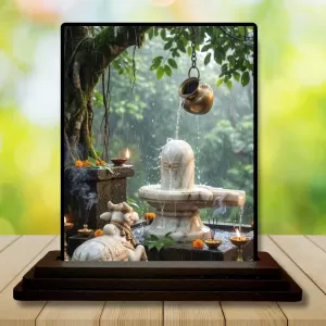 Car Dashboard Ganesha Wooden Photo Stand 3x4 Inches, Compact & Stylish Spiritual Display For Car, Home & Office (Pack Of 1) (F49629) Car Dashboard Ganesha Wooden Photo Stand 3x4 Inches, Compact & Stylish Spiritual Display For Car, Home & Office (Pack Of 1) (F49629)