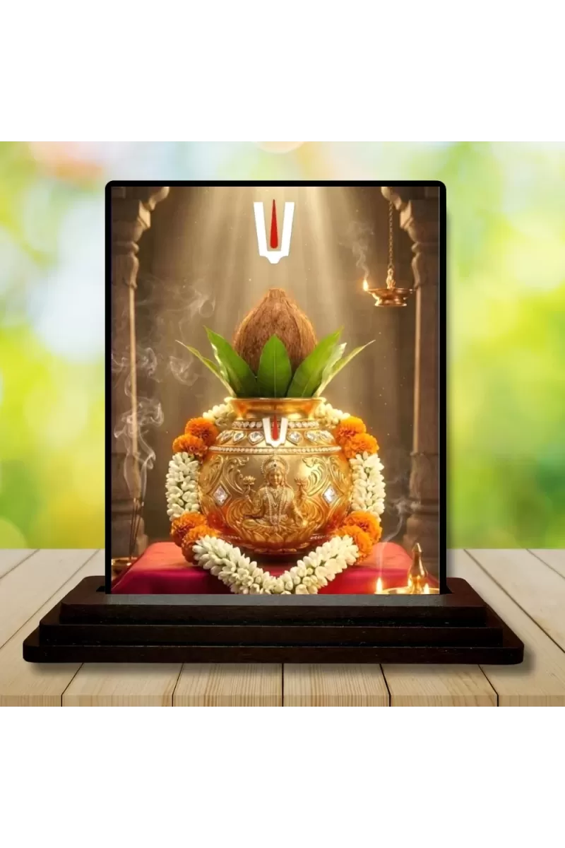 Car Dashboard Shiva Wooden Photo Stand  3x4 Inches, Compact & Stylish Spiritual Display For Car, Home & Office (Pack Of 1) (F49635)