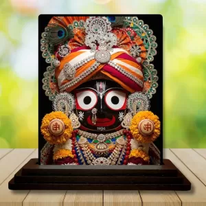 Car Dashboard Jagannatha Wooden Photo Stand 3x4 Inches, Compact & Stylish Spiritual Display For Car, Home & Office (Pack Of 1) (F49667) Car Dashboard Jagannatha Wooden Photo Stand 3x4 Inches, Compact & Stylish Spiritual Display For Car, Home & Office (Pack Of 1) (F49667)