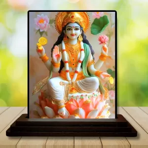 Car Dashboard Lakshmi Wooden Photo Stand 3x4 Inches, Compact & Stylish Spiritual Display For Car, Home & Office (Pack Of 1) (F49668) Car Dashboard Lakshmi Wooden Photo Stand 3x4 Inches, Compact & Stylish Spiritual Display For Car, Home & Office (Pack Of 1) (F49668)