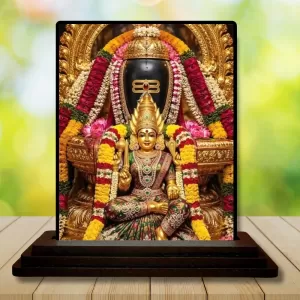 Car Dashboard Meenakshi Wooden Photo Stand 3x4 Inches, Compact & Stylish Spiritual Display For Car, Home & Office (Pack Of 1) (F49679) Car Dashboard Meenakshi Wooden Photo Stand 3x4 Inches, Compact & Stylish Spiritual Display For Car, Home & Office (Pack Of 1) (F49679)