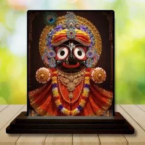 Car Dashboard Jagannatha Wooden Photo Stand 3x4 Inches, Compact & Stylish Spiritual Display For Car, Home & Office (Pack Of 1) (F49683) Car Dashboard Jagannatha Wooden Photo Stand 3x4 Inches, Compact & Stylish Spiritual Display For Car, Home & Office (Pack Of 1) (F49683)