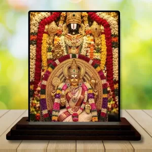Car Dashboard Lord Tirupati And Mata Lakshmi Wooden Photo Stand 3x4 Inches, Compact & Stylish Spiritual Display For Car, Home & Office (Pack Of 1) (F49685) Car Dashboard Lord Tirupati And Mata Lakshmi Wooden Photo Stand 3x4 Inches, Compact & Stylish Spiritual Display For Car, Home & Office (Pack Of 1) (F49685)