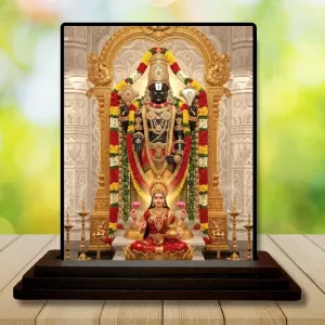 Car Dashboard Venkateswara Wooden Photo Stand 3x4 Inches, Compact & Stylish Spiritual Display For Car, Home & Office (Pack Of 1) (F49693) Car Dashboard Venkateswara Wooden Photo Stand 3x4 Inches, Compact & Stylish Spiritual Display For Car, Home & Office (Pack Of 1) (F49693)