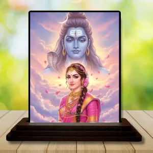 Car Dashboard Parvati Wooden Photo Stand 3x4 Inches, Compact & Stylish Spiritual Display For Car, Home & Office (Pack Of 1) (F49694) Car Dashboard Parvati Wooden Photo Stand 3x4 Inches, Compact & Stylish Spiritual Display For Car, Home & Office (Pack Of 1) (F49694)