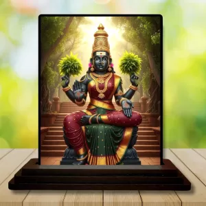 Car Dashboard Ayodhya Mata Wooden Photo Stand 3x4 Inches, Compact & Stylish Spiritual Display For Car, Home & Office (Pack Of 1) (F49700) Car Dashboard Ayodhya Mata Wooden Photo Stand 3x4 Inches, Compact & Stylish Spiritual Display For Car, Home & Office (Pack Of 1) (F49700)