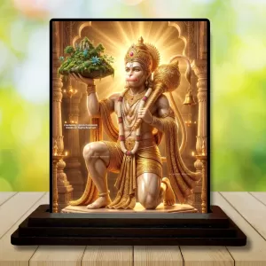 Car Dashboard Hanuman Wooden Photo Stand 3x4 Inches, Compact & Stylish Spiritual Display For Car, Home & Office (Pack Of 1) (F49722) Car Dashboard Hanuman Wooden Photo Stand 3x4 Inches, Compact & Stylish Spiritual Display For Car, Home & Office (Pack Of 1) (F49722)