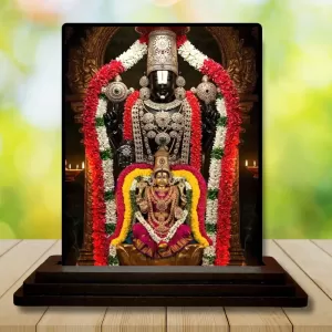 Car Dashboard Lord Tirupati And Mata Lakshmi Wooden Photo Stand 3x4 Inches, Compact & Stylish Spiritual Display For Car, Home & Office (Pack Of 1) (F49731) Car Dashboard Lord Tirupati And Mata Lakshmi Wooden Photo Stand 3x4 Inches, Compact & Stylish Spiritual Display For Car, Home & Office (Pack Of 1) (F49731)