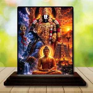 Car Dashboard Shiva Wooden Photo Stand 3x4 Inches, Compact & Stylish Spiritual Display For Car, Home & Office (Pack Of 1) (F49738) Car Dashboard Shiva Wooden Photo Stand 3x4 Inches, Compact & Stylish Spiritual Display For Car, Home & Office (Pack Of 1) (F49738)