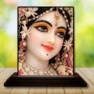 Car Dashboard Radha Wooden Photo Stand 3x4 Inches, Compact & Stylish Spiritual Display For Car, Home & Office (Pack Of 1) (F49742) Car Dashboard Radha Wooden Photo Stand 3x4 Inches, Compact & Stylish Spiritual Display For Car, Home & Office (Pack Of 1) (F49742)