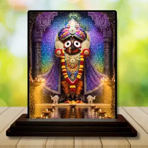 Car Dashboard Jagannatha Wooden Photo Stand 3x4 Inches, Compact & Stylish Spiritual Display For Car, Home & Office (Pack Of 1) (F49753) Car Dashboard Jagannatha Wooden Photo Stand 3x4 Inches, Compact & Stylish Spiritual Display For Car, Home & Office (Pack Of 1) (F49753)
