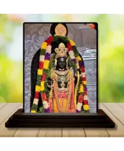 Car Dashboard Ram Lalla Wooden Photo Stand  3x4 Inches, Compact & Stylish Spiritual Display For Car, Home & Office (Pack Of 1) (F49757)