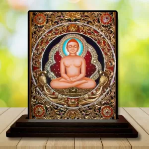 Car Dashboard Mahavira Wooden Photo Stand 3x4 Inches, Compact & Stylish Spiritual Display For Car, Home & Office (Pack Of 1) (F49770) Car Dashboard Mahavira Wooden Photo Stand 3x4 Inches, Compact & Stylish Spiritual Display For Car, Home & Office (Pack Of 1) (F49770)