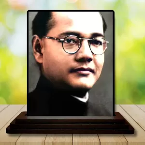 Car Dashboard Subhas Chandra Bose Wooden Photo Stand 3x4 Inches, Compact & Stylish Spiritual Display For Car, Home & Office (Pack Of 1) (F49773) Car Dashboard Subhas Chandra Bose Wooden Photo Stand 3x4 Inches, Compact & Stylish Spiritual Display For Car, Home & Office (Pack Of 1) (F49773)
