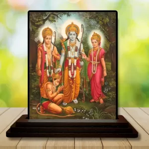 Car Dashboard Lord Lord Rama Wooden Photo Stand 3x4 Inches, Compact & Stylish Spiritual Display For Car, Home & Office (Pack Of 1) (F49775) Car Dashboard Lord Lord Rama Wooden Photo Stand 3x4 Inches, Compact & Stylish Spiritual Display For Car, Home & Office (Pack Of 1) (F49775)