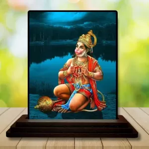 Car Dashboard Hanuman Wooden Photo Stand 3x4 Inches, Compact & Stylish Spiritual Display For Car, Home & Office (Pack Of 1) (F49777) Car Dashboard Hanuman Wooden Photo Stand 3x4 Inches, Compact & Stylish Spiritual Display For Car, Home & Office (Pack Of 1) (F49777)