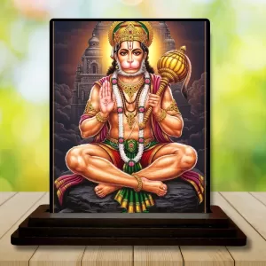 Car Dashboard Hanuman Wooden Photo Stand 3x4 Inches, Compact & Stylish Spiritual Display For Car, Home & Office (Pack Of 1) (F49779) Car Dashboard Hanuman Wooden Photo Stand 3x4 Inches, Compact & Stylish Spiritual Display For Car, Home & Office (Pack Of 1) (F49779)
