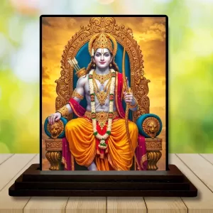 Car Dashboard Rama Wooden Photo Stand 3x4 Inches, Compact & Stylish Spiritual Display For Car, Home & Office (Pack Of 1) (F49788) Car Dashboard Rama Wooden Photo Stand 3x4 Inches, Compact & Stylish Spiritual Display For Car, Home & Office (Pack Of 1) (F49788)