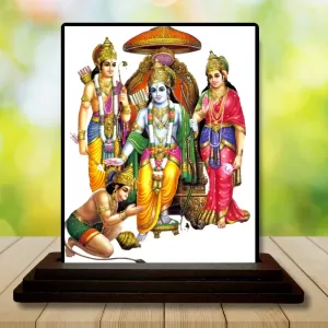 Car Dashboard Lord Lord Rama Wooden Photo Stand 3x4 Inches, Compact & Stylish Spiritual Display For Car, Home & Office (Pack Of 1) (F49790) Car Dashboard Lord Lord Rama Wooden Photo Stand 3x4 Inches, Compact & Stylish Spiritual Display For Car, Home & Office (Pack Of 1) (F49790)