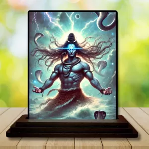 Car Dashboard Shiva Wooden Photo Stand 3x4 Inches, Compact & Stylish Spiritual Display For Car, Home & Office (Pack Of 1) (F49792) Car Dashboard Shiva Wooden Photo Stand 3x4 Inches, Compact & Stylish Spiritual Display For Car, Home & Office (Pack Of 1) (F49792)