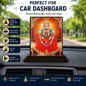 Car Dashboard Hanuman Wooden Photo Stand 3x4 Inches, Compact & Stylish Spiritual Display For Car, Home & Office (Pack Of 1) (F48688) Car Dashboard Hanuman Wooden Photo Stand 3x4 Inches, Compact & Stylish Spiritual Display For Car, Home & Office (Pack Of 1) (F48688)