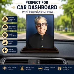 Car Dashboard Deepak Chopra Wooden Photo Stand 3x4 Inches, Compact & Stylish Spiritual Display For Car, Home & Office (Pack Of 1) (F48708) Car Dashboard Deepak Chopra Wooden Photo Stand 3x4 Inches, Compact & Stylish Spiritual Display For Car, Home & Office (Pack Of 1) (F48708)