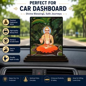Car Dashboard Swami Vivekananda Wooden Photo Stand 3x4 Inches, Compact & Stylish Spiritual Display For Car, Home & Office (Pack Of 1) (F48754) Car Dashboard Swami Vivekananda Wooden Photo Stand 3x4 Inches, Compact & Stylish Spiritual Display For Car, Home & Office (Pack Of 1) (F48754)