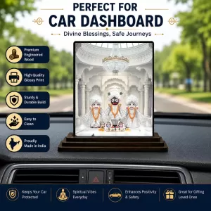 Car Dashboard Lord Jagannath Wooden Photo Stand 3x4 Inches, Compact & Stylish Spiritual Display For Car, Home & Office (Pack Of 1) (F49011) Car Dashboard Lord Jagannath Wooden Photo Stand 3x4 Inches, Compact & Stylish Spiritual Display For Car, Home & Office (Pack Of 1) (F49011)