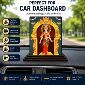 Car Dashboard Lord Ganesha Wooden Photo Stand 3x4 Inches, Compact & Stylish Spiritual Display For Car, Home & Office (Pack Of 1) (F49021) Car Dashboard Lord Ganesha Wooden Photo Stand 3x4 Inches, Compact & Stylish Spiritual Display For Car, Home & Office (Pack Of 1) (F49021)