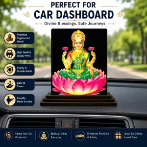 Car Dashboard Lord Ganesha Wooden Photo Stand 3x4 Inches, Compact & Stylish Spiritual Display For Car, Home & Office (Pack Of 1) (F49121) Car Dashboard Lord Ganesha Wooden Photo Stand 3x4 Inches, Compact & Stylish Spiritual Display For Car, Home & Office (Pack Of 1) (F49121)