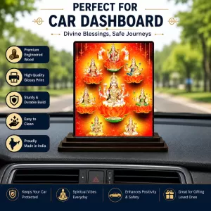 Car Dashboard Lord Ganesha Wooden Photo Stand 3x4 Inches, Compact & Stylish Spiritual Display For Car, Home & Office (Pack Of 1) (F49146) Car Dashboard Lord Ganesha Wooden Photo Stand 3x4 Inches, Compact & Stylish Spiritual Display For Car, Home & Office (Pack Of 1) (F49146)