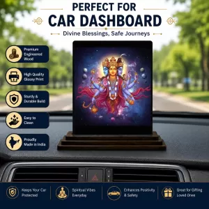 Car Dashboard Lord Brahma Wooden Photo Stand 3x4 Inches, Compact & Stylish Spiritual Display For Car, Home & Office (Pack Of 1) (F49267) Car Dashboard Lord Brahma Wooden Photo Stand 3x4 Inches, Compact & Stylish Spiritual Display For Car, Home & Office (Pack Of 1) (F49267)
