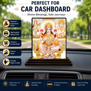 Car Dashboard Lord Ganesha Wooden Photo Stand 3x4 Inches, Compact & Stylish Spiritual Display For Car, Home & Office (Pack Of 1) (F49288) Car Dashboard Lord Ganesha Wooden Photo Stand 3x4 Inches, Compact & Stylish Spiritual Display For Car, Home & Office (Pack Of 1) (F49288)