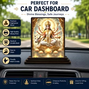 Car Dashboard Brahma Wooden Photo Stand 3x4 Inches, Compact & Stylish Spiritual Display For Car, Home & Office (Pack Of 1) (F49356) Car Dashboard Brahma Wooden Photo Stand 3x4 Inches, Compact & Stylish Spiritual Display For Car, Home & Office (Pack Of 1) (F49356)
