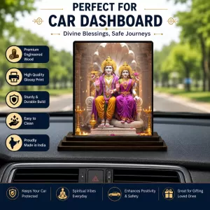 Car Dashboard Radha Krishna Wooden Photo Stand 3x4 Inches, Compact & Stylish Spiritual Display For Car, Home & Office (Pack Of 1) (F49382) Car Dashboard Radha Krishna Wooden Photo Stand 3x4 Inches, Compact & Stylish Spiritual Display For Car, Home & Office (Pack Of 1) (F49382)