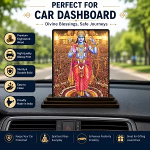 Car Dashboard Rama Wooden Photo Stand 3x4 Inches, Compact & Stylish Spiritual Display For Car, Home & Office (Pack Of 1) (F49407) Car Dashboard Rama Wooden Photo Stand 3x4 Inches, Compact & Stylish Spiritual Display For Car, Home & Office (Pack Of 1) (F49407)