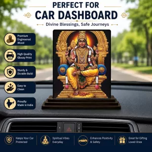 Car Dashboard Ayodhya Pati Lord Rama Wooden Photo Stand 3x4 Inches, Compact & Stylish Spiritual Display For Car, Home & Office (Pack Of 1) (F49520) Car Dashboard Ayodhya Pati Lord Rama Wooden Photo Stand 3x4 Inches, Compact & Stylish Spiritual Display For Car, Home & Office (Pack Of 1) (F49520)