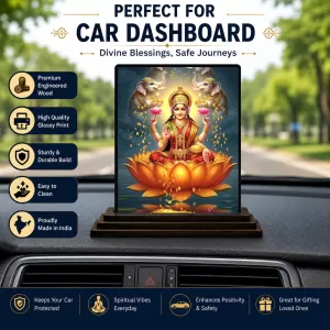 Car Dashboard Lord Ganesha Wooden Photo Stand 3x4 Inches, Compact & Stylish Spiritual Display For Car, Home & Office (Pack Of 1) (F49570) Car Dashboard Lord Ganesha Wooden Photo Stand 3x4 Inches, Compact & Stylish Spiritual Display For Car, Home & Office (Pack Of 1) (F49570)