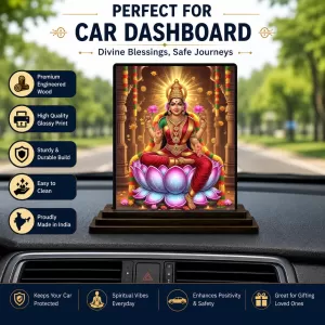 Car Dashboard Lord Ganesha Wooden Photo Stand 3x4 Inches, Compact & Stylish Spiritual Display For Car, Home & Office (Pack Of 1) (F49590) Car Dashboard Lord Ganesha Wooden Photo Stand 3x4 Inches, Compact & Stylish Spiritual Display For Car, Home & Office (Pack Of 1) (F49590)