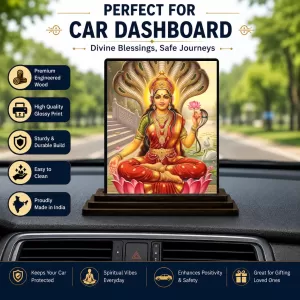 Car Dashboard Lord Ganesha Wooden Photo Stand 3x4 Inches, Compact & Stylish Spiritual Display For Car, Home & Office (Pack Of 1) (F49591) Car Dashboard Lord Ganesha Wooden Photo Stand 3x4 Inches, Compact & Stylish Spiritual Display For Car, Home & Office (Pack Of 1) (F49591)