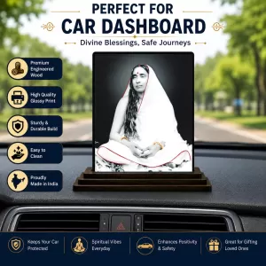 Car Dashboard Maa Sarada Wooden Photo Stand 3x4 Inches, Compact & Stylish Spiritual Display For Car, Home & Office (Pack Of 1) (F49794) Car Dashboard Maa Sarada Wooden Photo Stand 3x4 Inches, Compact & Stylish Spiritual Display For Car, Home & Office (Pack Of 1) (F49794)