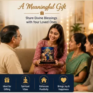 Car Dashboard Durga Wooden Photo Stand 3x4 Inches, Compact & Stylish Spiritual Display For Car, Home & Office (Pack Of 1) (F49144) Car Dashboard Durga Wooden Photo Stand 3x4 Inches, Compact & Stylish Spiritual Display For Car, Home & Office (Pack Of 1) (F49144)